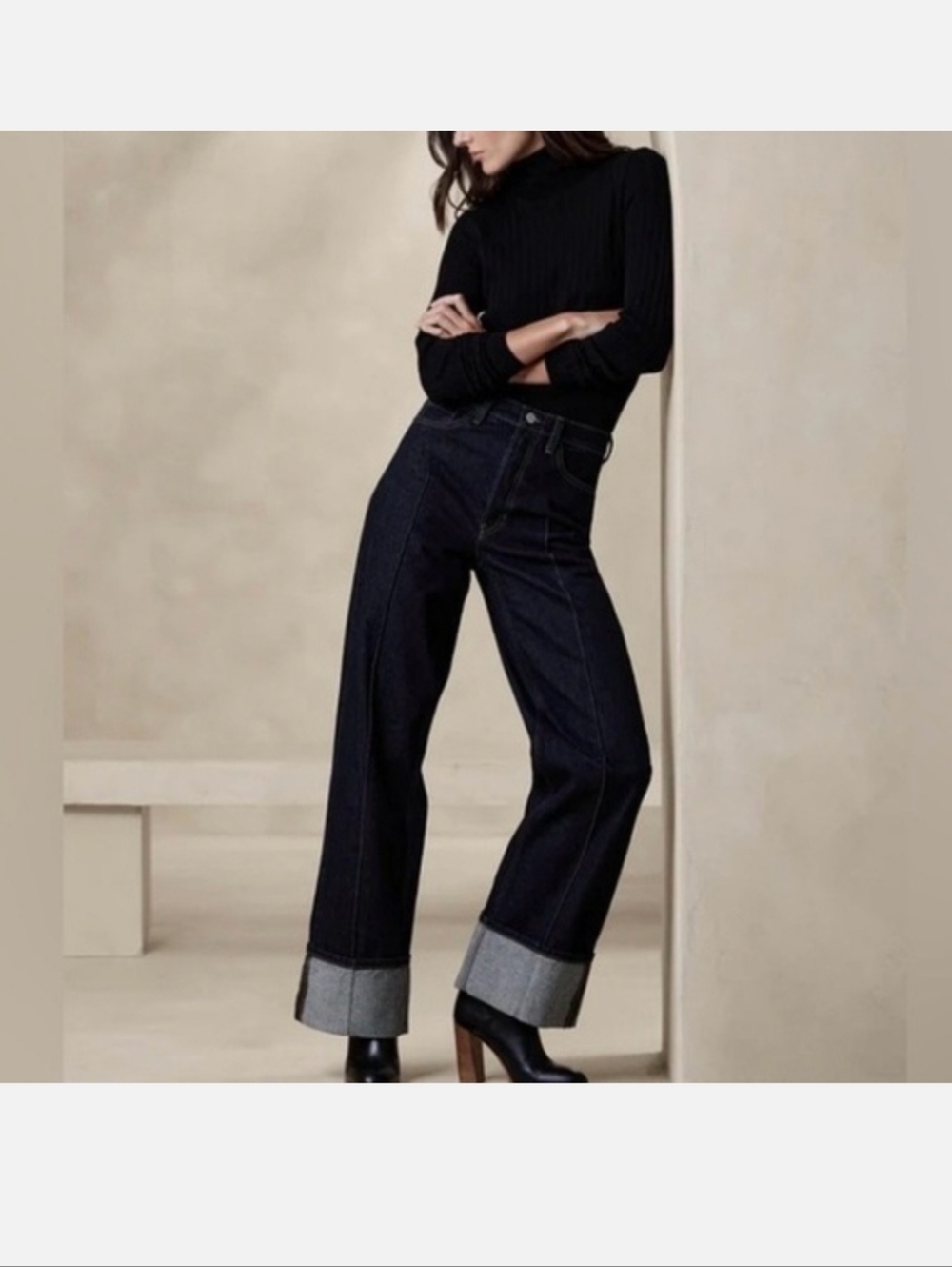 Banana Republic Pintuck Jean